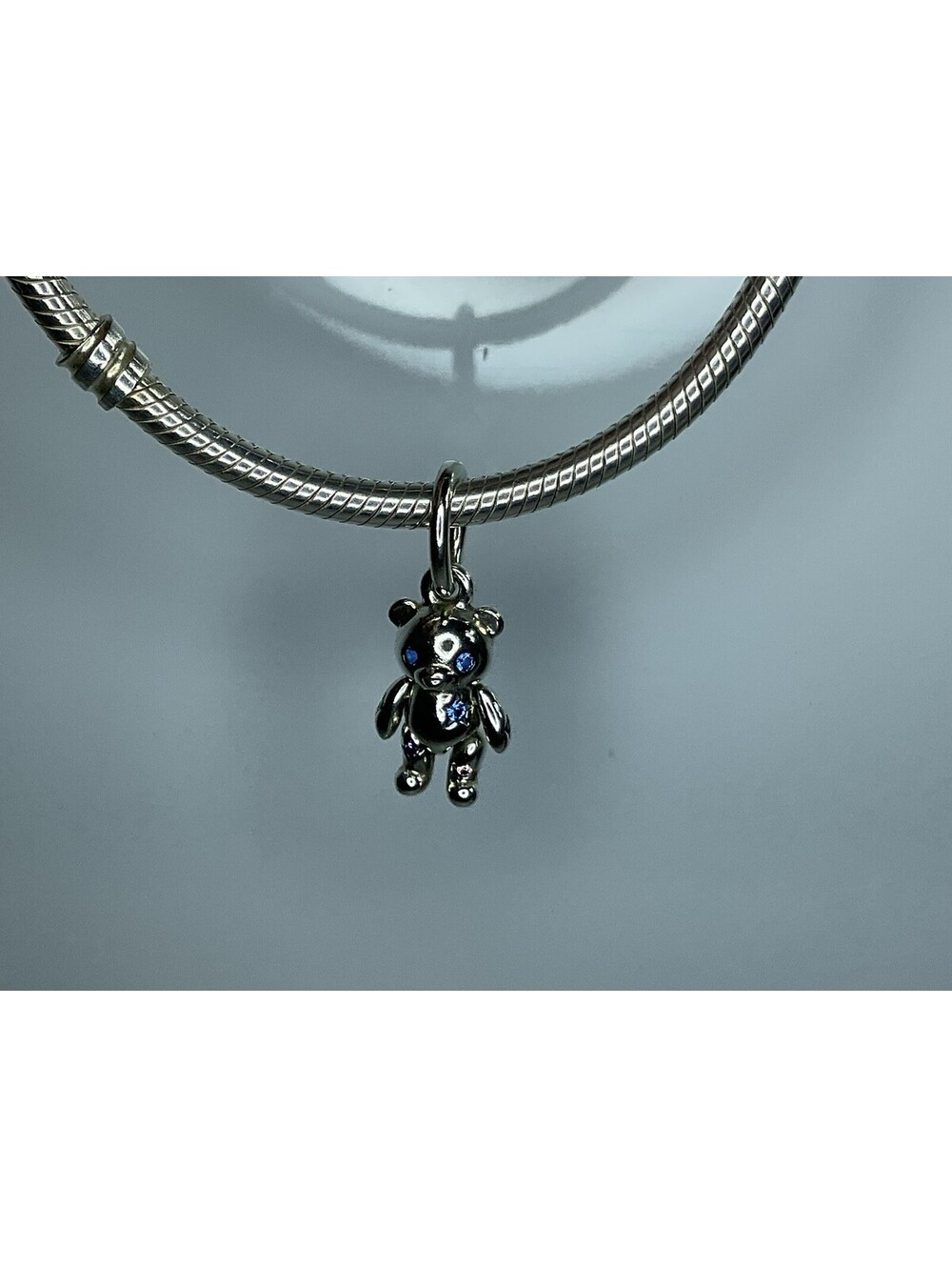 Pandora Moveable Teddy Bear Charm Retired